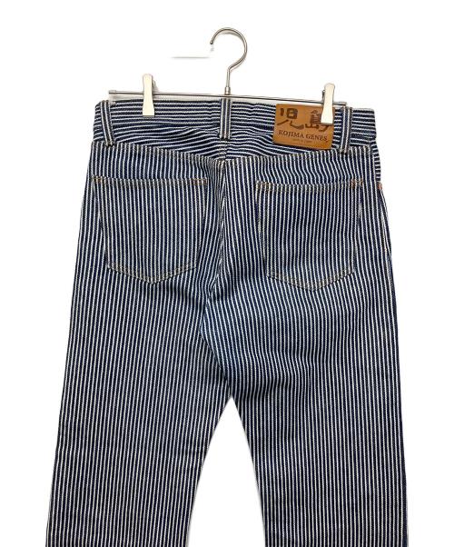 KOJIMA GENES（コジマジーンズ）KOJIMA GENES (コジマジーンズ) 21oz　パンツ ネイビー×ホワイト サイズ:83.5cm (W33)の古着・服飾アイテム