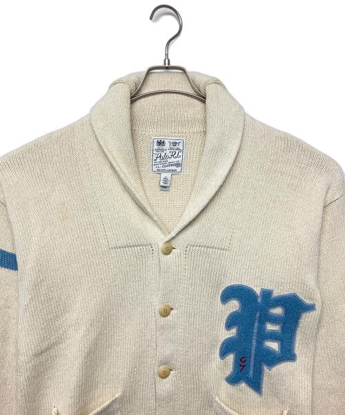 POLO RALPH LAUREN（ポロ・ラルフローレン）POLO RALPH LAUREN (ポロ・ラルフローレン) ショールカラーカーディガン アイボリー サイズ:Mの古着・服飾アイテム