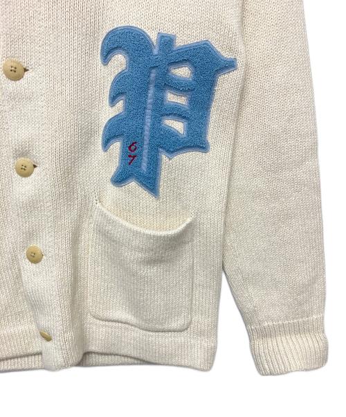 POLO RALPH LAUREN（ポロ・ラルフローレン）POLO RALPH LAUREN (ポロ・ラルフローレン) ショールカラーカーディガン アイボリー サイズ:Mの古着・服飾アイテム