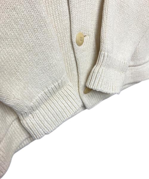 POLO RALPH LAUREN（ポロ・ラルフローレン）POLO RALPH LAUREN (ポロ・ラルフローレン) ショールカラーカーディガン アイボリー サイズ:Mの古着・服飾アイテム