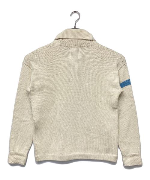 POLO RALPH LAUREN（ポロ・ラルフローレン）POLO RALPH LAUREN (ポロ・ラルフローレン) ショールカラーカーディガン アイボリー サイズ:Mの古着・服飾アイテム