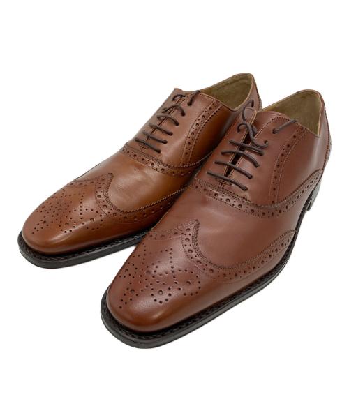 Salvatore Ferragamo（サルヴァトーレ フェラガモ）Salvatore Ferragamo (サルヴァトーレ フェラガモ) D25U　ドレスシューズ ブラウン サイズ:9の古着・服飾アイテム