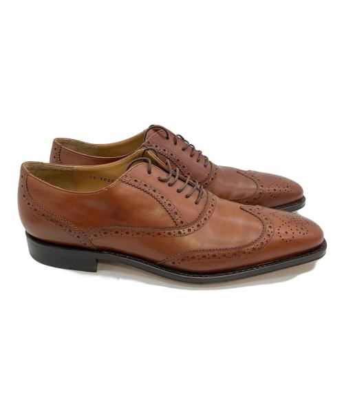 Salvatore Ferragamo（サルヴァトーレ フェラガモ）Salvatore Ferragamo (サルヴァトーレ フェラガモ) D25U　ドレスシューズ ブラウン サイズ:9の古着・服飾アイテム