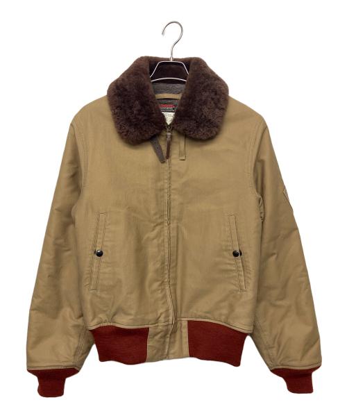 BUZZ RICKSON'S（バズリクソンズ）Buzz Rickson's (バズリクソンズ) COLVINEX　B-15フライトジャケット ベージュ サイズ:40の古着・服飾アイテム