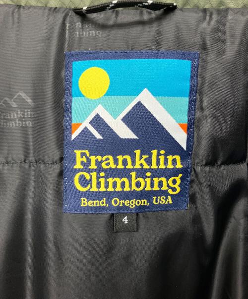 franklin climbing（フランクリンクライミング）franklin climbing (フランクリンクライミング) FC50301A　モンスターパーカ　中綿ジャケット オリーブ サイズ:4の古着・服飾アイテム