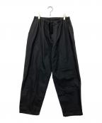 COMOLIコモリ）の古着「コットンリップ ハンティングパンツ　26SS」｜ブラック