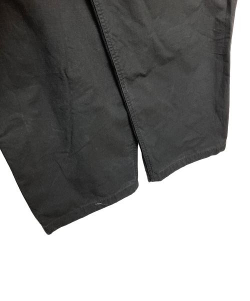 COMOLI（コモリ）COMOLI (コモリ) コットンリップ ハンティングパンツ　26SS ブラック サイズ:3の古着・服飾アイテム
