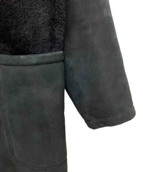 ADORE（アドーア）ADORE (アドーア) ムートンダッフルコート ブラック サイズ:38の古着・服飾アイテム