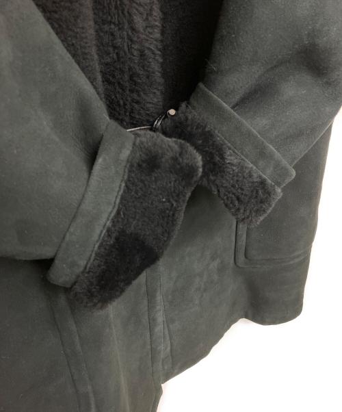 ADORE（アドーア）ADORE (アドーア) ムートンダッフルコート ブラック サイズ:38の古着・服飾アイテム