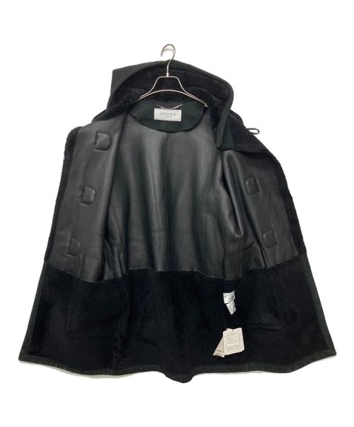 ADORE（アドーア）ADORE (アドーア) ムートンダッフルコート ブラック サイズ:38の古着・服飾アイテム