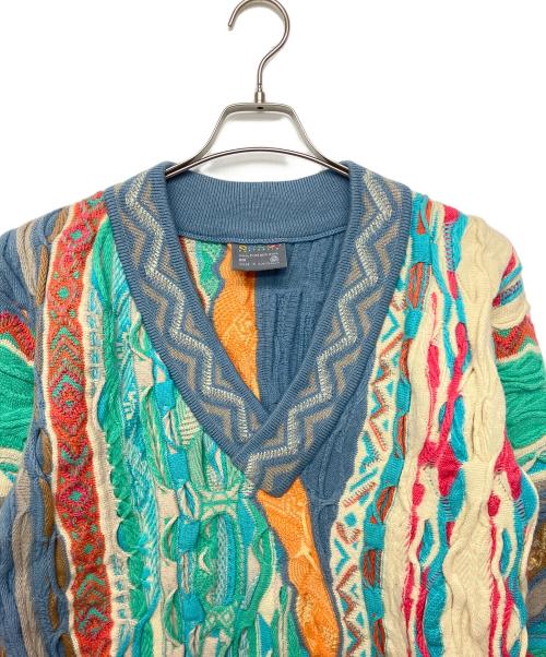 Coogi（クージー）COOGI (クージー) 厚手ニット マルチカラー サイズ:SSの古着・服飾アイテム