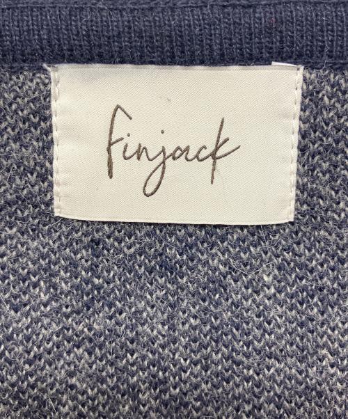 Finjack（フィンジャック）Finjack (フィンジャック) アルパカ混ジャケット ネイビー サイズ:Mの古着・服飾アイテム