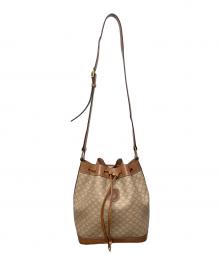 CELINE（セリーヌ）の古着「巾着ショルダーバッグ」｜ブラウン
