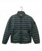 STONE ISLANDストーンアイランド）の古着「GARMENT DYED MICRO YARN DOWN ダウンジャケット」｜グリーン
