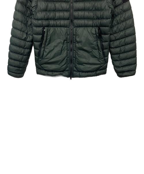 STONE ISLAND（ストーンアイランド）STONE ISLAND (ストーンアイランド) GARMENT DYED MICRO YARN DOWN ダウンジャケット グリーン サイズ:Lの古着・服飾アイテム