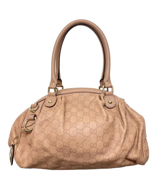 GUCCI（グッチ）GUCCI (グッチ) GG　スーキー　ハンドバッグ ベージュの古着・服飾アイテム