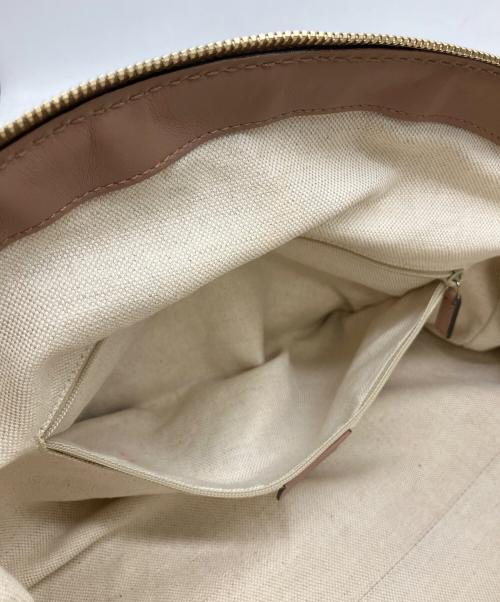 GUCCI（グッチ）GUCCI (グッチ) GG　スーキー　ハンドバッグ ベージュの古着・服飾アイテム