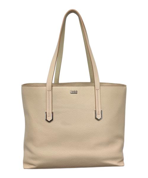 HUGO BOSS（ヒューゴ ボス）HUGO BOSS (ヒューゴ ボス) トートバッグ ベージュの古着・服飾アイテム