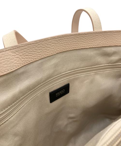HUGO BOSS（ヒューゴ ボス）HUGO BOSS (ヒューゴ ボス) トートバッグ ベージュの古着・服飾アイテム