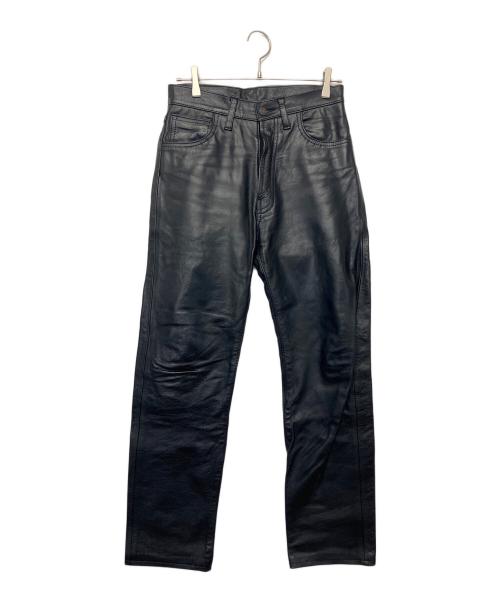 Aero LEATHER（エアロレザー）Aero LEATHER (エアロレザー) レザーパンツ ブラック サイズ:29の古着・服飾アイテム