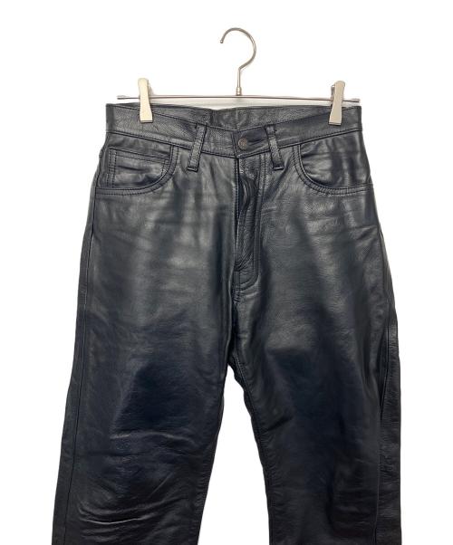 Aero LEATHER（エアロレザー）Aero LEATHER (エアロレザー) レザーパンツ ブラック サイズ:29の古着・服飾アイテム