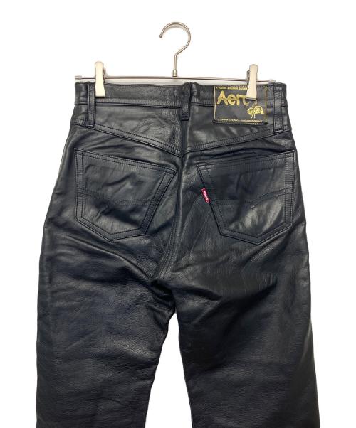 Aero LEATHER（エアロレザー）Aero LEATHER (エアロレザー) レザーパンツ ブラック サイズ:29の古着・服飾アイテム