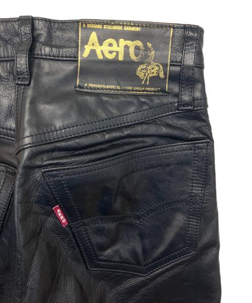 Aero LEATHER（エアロレザー）Aero LEATHER (エアロレザー) レザーパンツ ブラック サイズ:29の古着・服飾アイテム