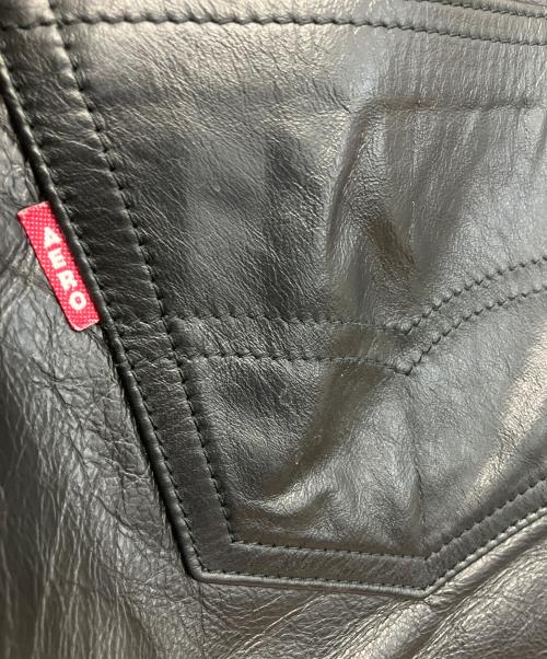 Aero LEATHER（エアロレザー）Aero LEATHER (エアロレザー) レザーパンツ ブラック サイズ:29の古着・服飾アイテム