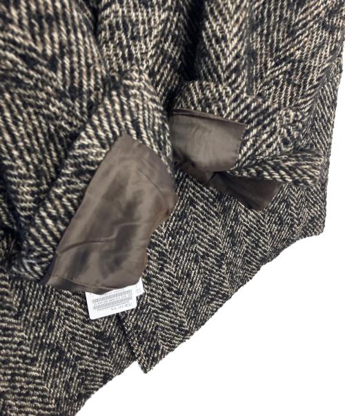Spick and Span（スピック＆スパン）Spick and Span (スピック＆スパン) 25-020-200-8024-4-0　ウールジャケット ブラック×アイボリー サイズ:M 未使用品の古着・服飾アイテム