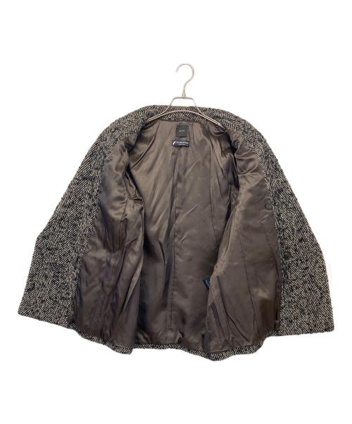 Spick and Span（スピック＆スパン）Spick and Span (スピック＆スパン) 25-020-200-8024-4-0　ウールジャケット ブラック×アイボリー サイズ:M 未使用品の古着・服飾アイテム