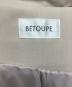中古・古着 BETOUPE (ベトゥープ) リサイクルツイルフーデットコート アイボリー サイズ:Free 未使用品：19000円