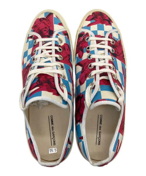 COMME des GARCONS（コムデギャルソン）COMME des GARCONS (コムデギャルソン) ANDY WARHOL (アンディウォーホル) スニーカー レッド サイズ:25.5cmの古着・服飾アイテム