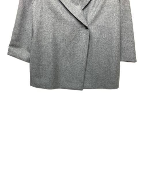 UNTITLED（アンタイトル）UNTITLED (アンタイトル) ネオカレッジフラノ ビッグショールコート グレー サイズ:44 未使用品の古着・服飾アイテム