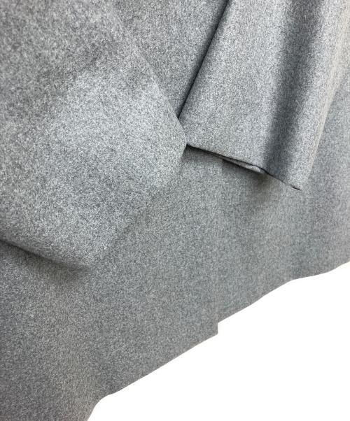 UNTITLED（アンタイトル）UNTITLED (アンタイトル) ネオカレッジフラノ ビッグショールコート グレー サイズ:44 未使用品の古着・服飾アイテム