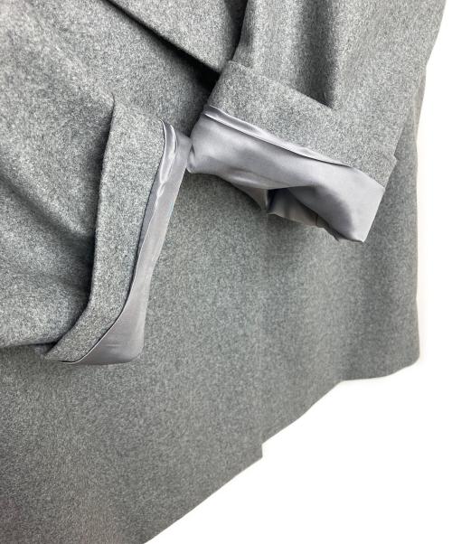 UNTITLED（アンタイトル）UNTITLED (アンタイトル) ネオカレッジフラノ ビッグショールコート グレー サイズ:44 未使用品の古着・服飾アイテム