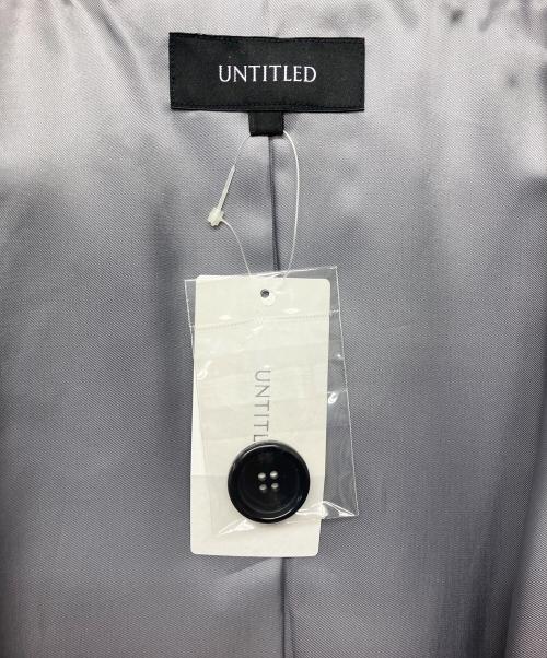 UNTITLED（アンタイトル）UNTITLED (アンタイトル) ネオカレッジフラノ ビッグショールコート グレー サイズ:44 未使用品の古着・服飾アイテム