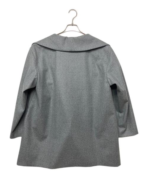 UNTITLED（アンタイトル）UNTITLED (アンタイトル) ネオカレッジフラノ ビッグショールコート グレー サイズ:44 未使用品の古着・服飾アイテム