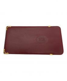 Cartier（カルティエ）の古着「ライン　メガネケース」｜レッド