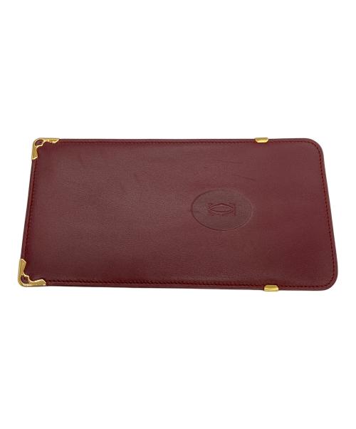 Cartier（カルティエ）Cartier (カルティエ) ライン　メガネケース レッドの古着・服飾アイテム