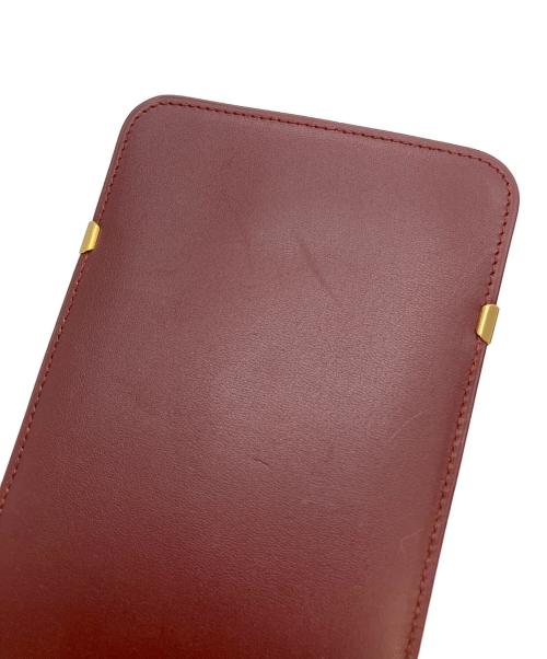 Cartier（カルティエ）Cartier (カルティエ) ライン　メガネケース レッドの古着・服飾アイテム