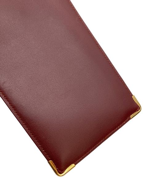 Cartier（カルティエ）Cartier (カルティエ) ライン　メガネケース レッドの古着・服飾アイテム