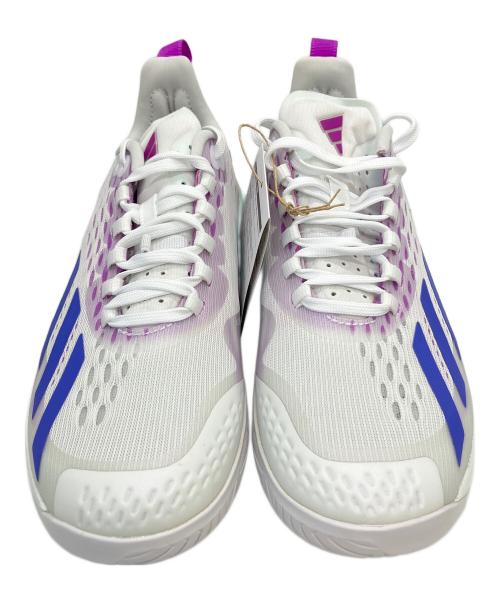 adidas（アディダス）adidas (アディダス) Adizero Cybersonic　スニーカー ホワイト×ブルー サイズ:23cm 未使用品の古着・服飾アイテム