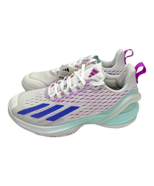 adidas（アディダス）adidas (アディダス) Adizero Cybersonic　スニーカー ホワイト×ブルー サイズ:23cm 未使用品の古着・服飾アイテム
