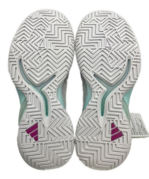 adidas（アディダス）adidas (アディダス) Adizero Cybersonic　スニーカー ホワイト×ブルー サイズ:23cm 未使用品の古着・服飾アイテム