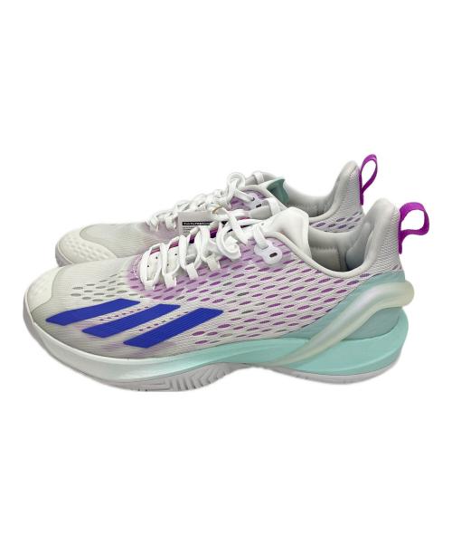 adidas（アディダス）adidas (アディダス) Adizero Cybersonic シューズ ホワイト×パープル サイズ:26cm 未使用品の古着・服飾アイテム