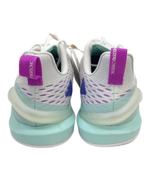 adidas（アディダス）adidas (アディダス) Adizero Cybersonic シューズ ホワイト×パープル サイズ:26cm 未使用品の古着・服飾アイテム