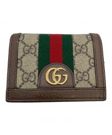 GUCCI（グッチ）の古着「523155 コンパクトウォレット」｜ブラウン