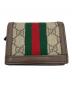 GUCCI (グッチ) 523155 コンパクトウォレット ブラウン：30000円