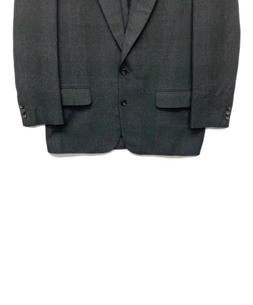 COMME des GARCONS（コムデギャルソン）COMME des GARCONS (コムデギャルソン) hj-0801m　テーラードジャケット ブラック×グリーン サイズ:Mの古着・服飾アイテム