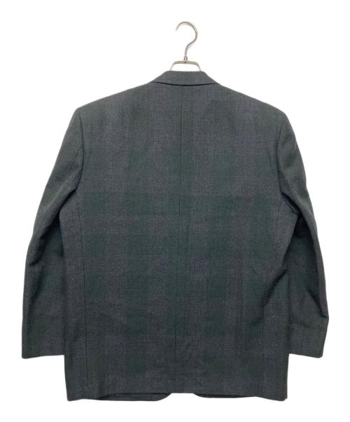 COMME des GARCONS（コムデギャルソン）COMME des GARCONS (コムデギャルソン) hj-0801m　テーラードジャケット ブラック×グリーン サイズ:Mの古着・服飾アイテム
